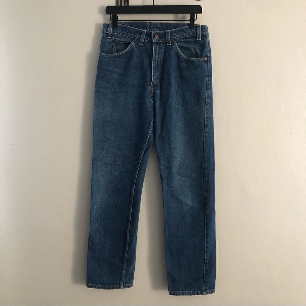 Vintage Levi’s 509 orange tag medium blue wash denim jeans size 33x31